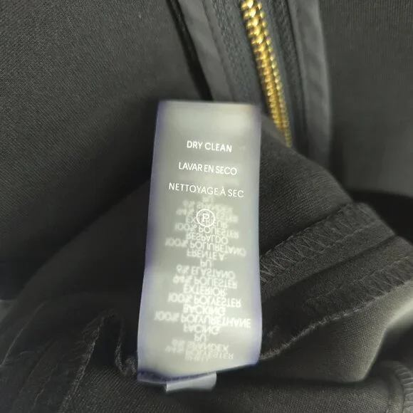 Calvin Klein Crepe Short Sheath Dress Faux Leather Belt Professional Workwear 2 - Picture 16 of 16